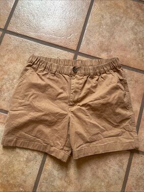 Men’s chubbies Tan Elastic-Waist 5.5 inseam Shorts